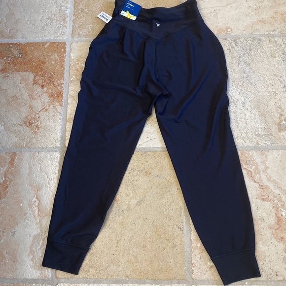 NWT- Old Navy High Waisted Power Soft Joggers Women’s M Black activewear Stretch - Picture 4 of 14